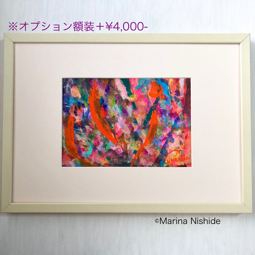 絵画オーダー制作 決意、いのちのサレンダー」＊インテリアート絵画 絵画 coco iro