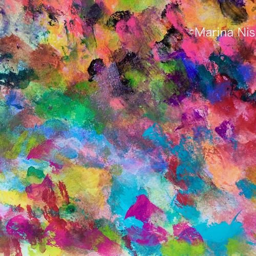 祝福を受けとる」＊インテリアート絵画 絵画 coco iro crystal