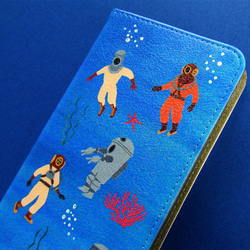 潜水服は時の夢を見る 手帳型スマホケース 帯なし 2枚目の画像