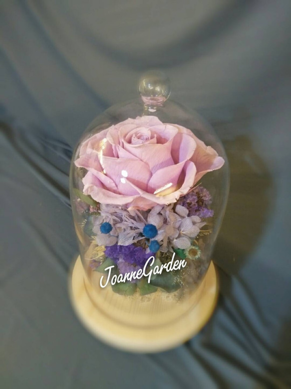 浪漫花園玻璃花盅 第4張的照片