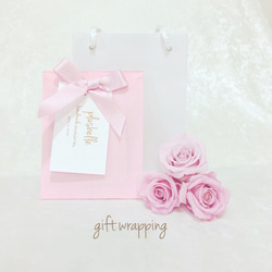 flower bouquet sweet pink〜霞草〜 夾式耳環 第4張的照片