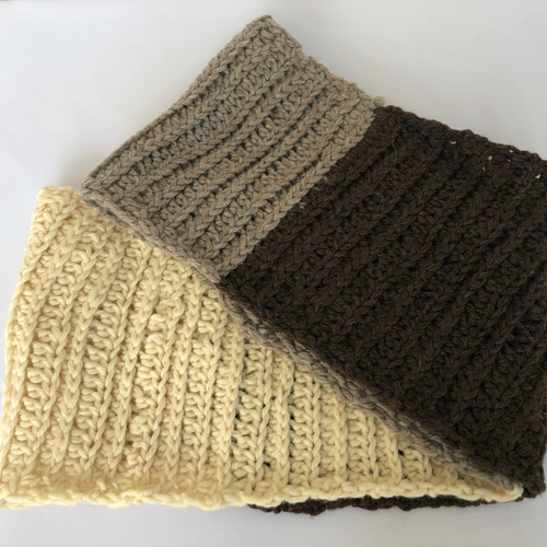 スヌード三色使い スヌード happyriver 通販 8673400｜Creema(クリーマ