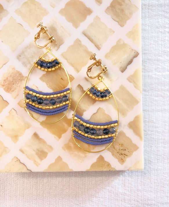 <New! 2019> Morocco earrings 1枚目の画像