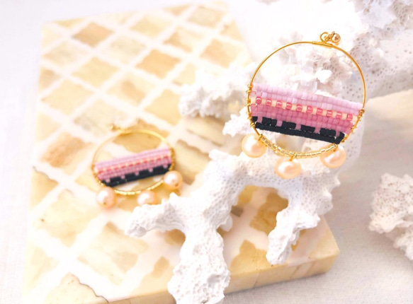 <New! 2019>　Holiday earrings by Slow jewelry 3枚目の画像