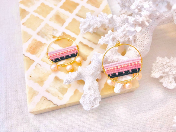 <New! 2019>　Holiday earrings by Slow jewelry 5枚目の画像