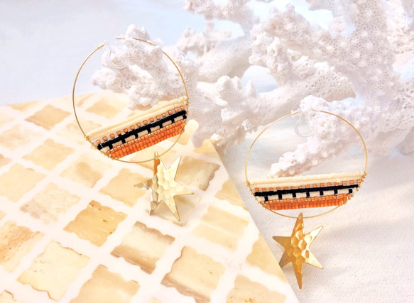 <New! 2019 数量限定> Holiday earrings by Slow jewelry 5枚目の画像