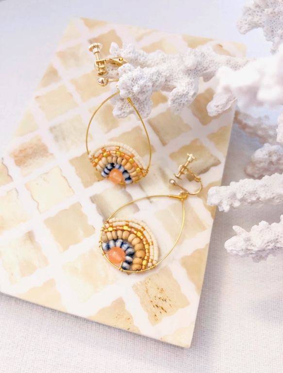 <New! 2019> Holiday earrings by Slow jewelry 1枚目の画像