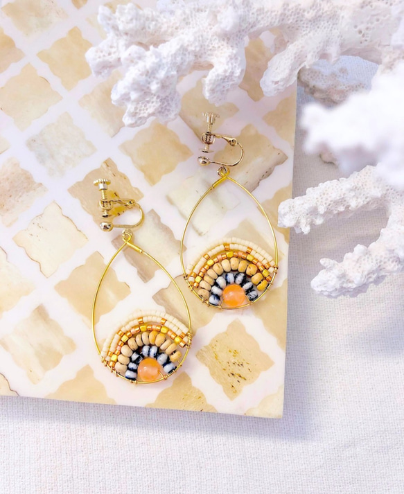 <New! 2019> Holiday earrings by Slow jewelry 2枚目の画像