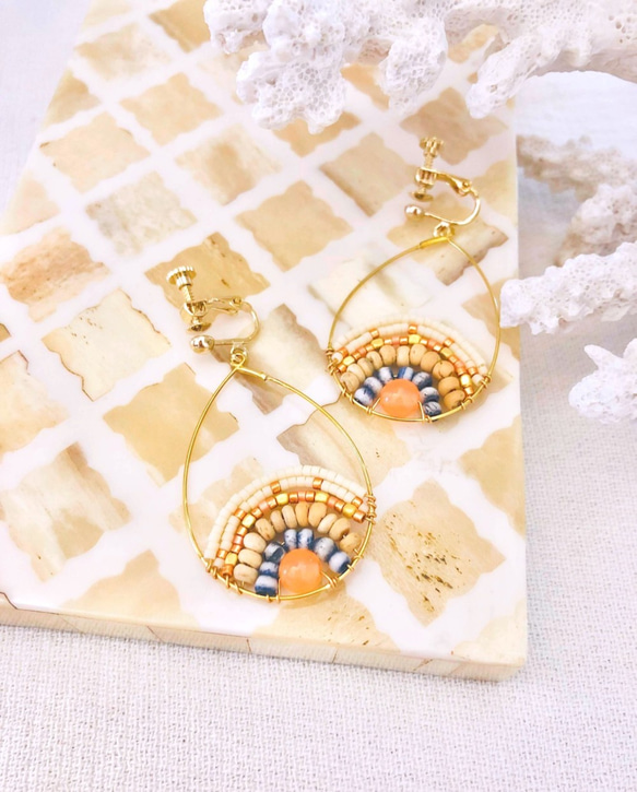 <New! 2019> Holiday earrings by Slow jewelry 3枚目の画像