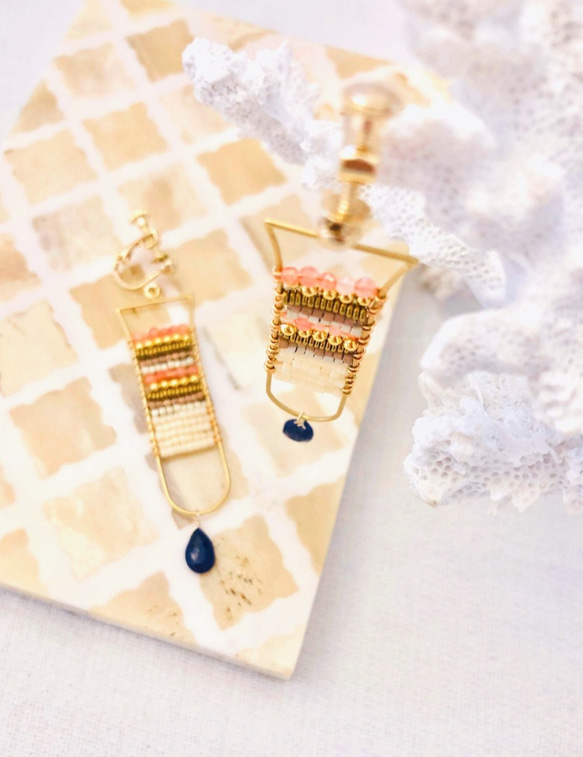<New! 2019>　Holiday earrings by Slow jewelry 2枚目の画像