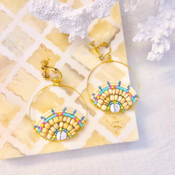 <New! 2019> Holiday earrings by Slow jewelry 1枚目の画像