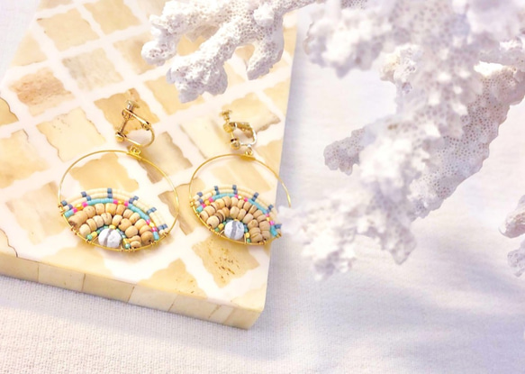 <New! 2019> Holiday earrings by Slow jewelry 2枚目の画像