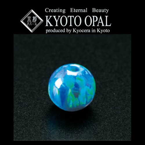 京都オパール5mm瑠璃色（るりいろ） ビーズ 京都・西陣ホビックス