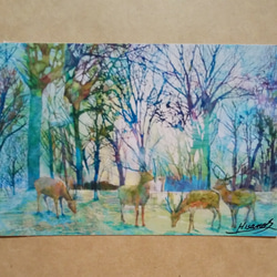 ポストカード(3枚セット＆直筆サイン入り) 絵画 hisanon 通販