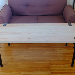 クランプ式　鉄脚　ローテーブル用35cm 4本組 5枚目の画像