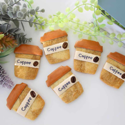 ５個セットのカフェ風アイシングクッキー（ラズベリーミルク・プチギフト・文字入可） 7枚目の画像