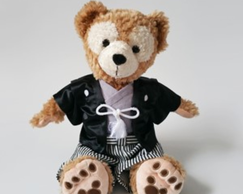 ぬいぐるみ用衣装 手作りウェルカムドール用紋付き袴セット ぬいぐるみ