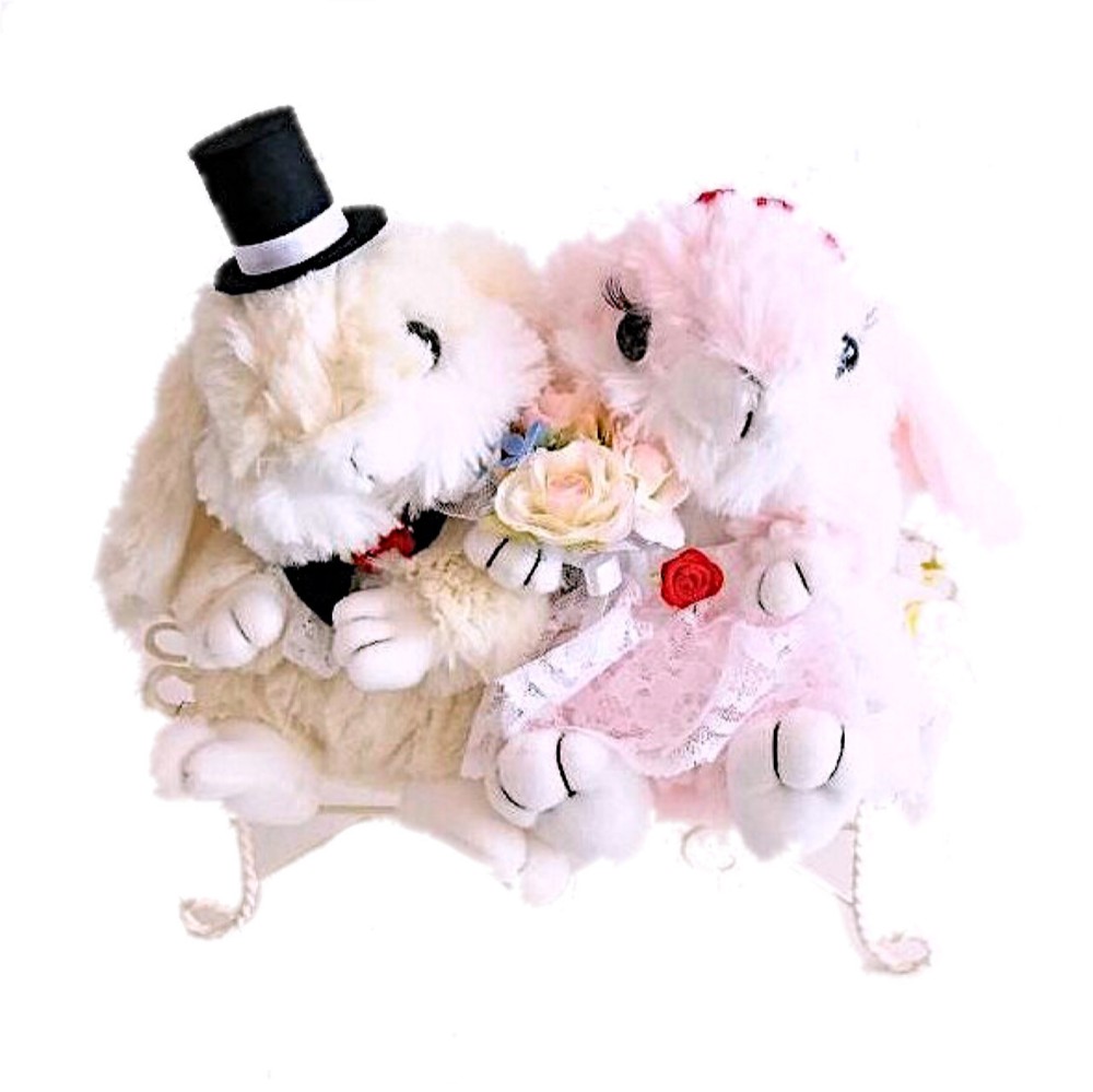 うさぎのウェルカムドール 結婚式 ぬいぐるみ クタウサ