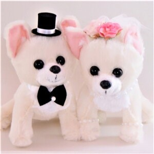 ウェルカムドール 犬（チワワ 白 ホワイトチワワ） 結婚式