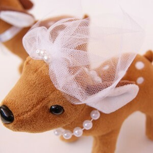 バンビ 結婚式ぬいぐるみ・シカ人形・鹿・バンビ ウェディング