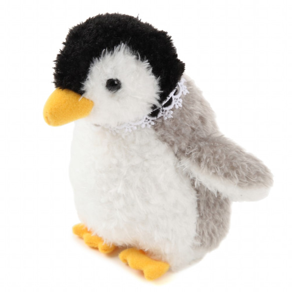 【仲良しファミリーシリーズ】【ペンギンペア＋子ども(全３体)】ペンギンのウェルカムドール(ベビー付き) ペンギン　結婚式 3枚目の画像