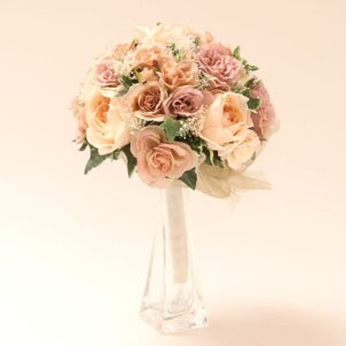 結婚式 ブーケ・ブーケスタンド ガラスインテリア ガラス製 ブーケ