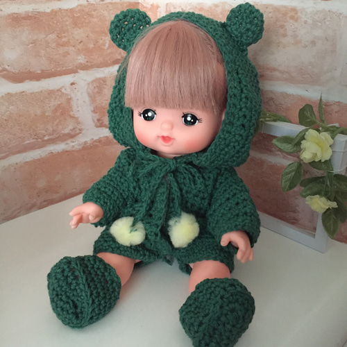 メルちゃん着ぐるみ2点セット【かえるさん】 その他人形