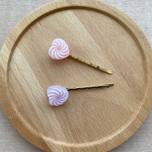 シュガーキャンディのヘアピン ハート型 ヘアピン s☆s home industry