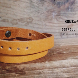 DOT ROLL BRACELET camel 1枚目の画像