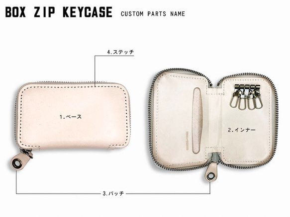 “ Early Discount Christmas”配對鑰匙包“ Box Zip鑰匙包”緊湊型（BZK-PAIR），每天保護您 第3張的照片