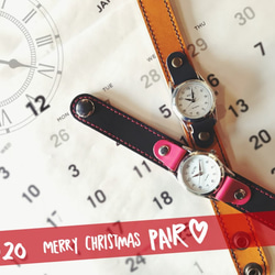 《早割クリスマス》2人の時を刻む♡ペアウォッチ「ステッチラン 腕時計」（SRW-PAIR）Ⅱ 6枚目の画像