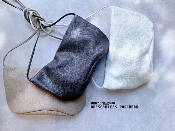 ▲ ONE 意大利皮革：可容納長錢包的 Sacoche “One Seamless Pouch Bag” 畢業/入學典禮（BM1 第1張的照片