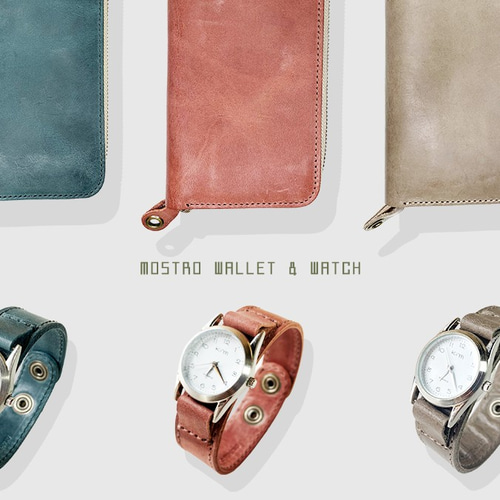 新春福袋2024/春財布と腕時計のSETシャビーな雰囲気「モストロ