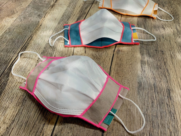 降價 ⬇︎ 2 路無紡布口罩也適用於戶外使用 口罩罩 日本製造的保濕紗布，敏感肌膚也可以使用 (FM210001) 第1張的照片