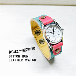 ▲ STITCH 除了好起來別無選擇！ Candy Pop“Stitch Run Watch”易讀錶盤（SRW-TYR-OA） 第1張的照片