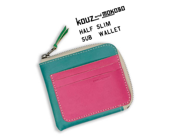 ▲H-SLIM Candy Pop“ Half Slim Wallet” Petanco Slim（HSW-TPG-W） 第1張的照片