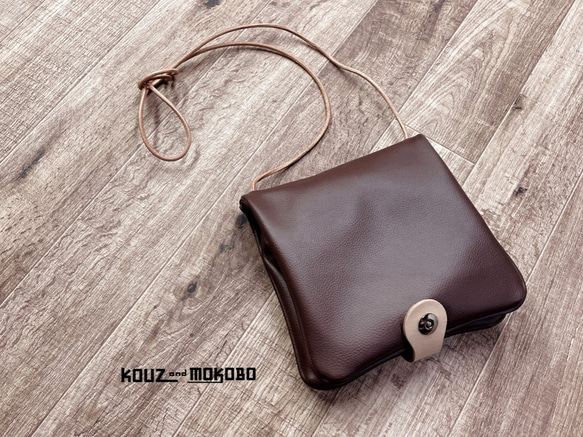 PUL】ぷっくり膨らむ、おでかけポシェット サコッシュ 上質ノンフタル  