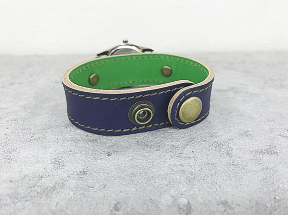 您想要每天佩戴的免費送貨訂製的“ Stitch Run手錶”（SRW-NGG-OA） 第2張的照片