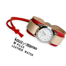 ▲ WPILES 鮮紅色敲擊邊框“W Piles Watch”Tararin ♪ 代碼 (WPW-RWW-RII) 第2張的照片