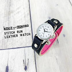 ▲STITCH有時單調的“ Stitch Run手錶”男女通用OK（SRW-KPK-KS） 第1張的照片