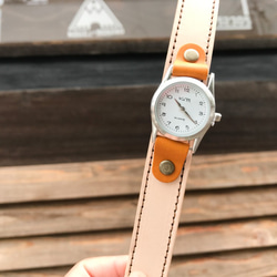 [免運費] 每天都想佩戴的手錶“Stitch Run Watch” Made to order (SRW-WBC-BA) II 第3張的照片