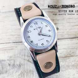 【訂製】stitch run leatherwatch / traditional 第2張的照片