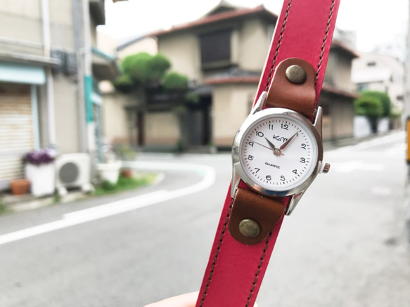 [免運費] 每天都想佩戴的手錶“Stitch Run Watch” Made to order (SRW-RBB-OA) II 第3張的照片