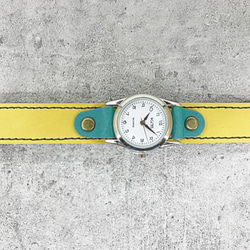 【送料無料】毎日つけていたくなる時計「ステッチラン 腕時計」受注生産（SRW-YHT-NA） 3枚目の画像