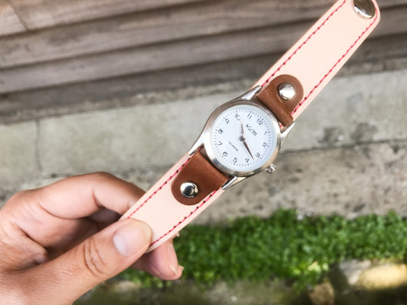 [免運費] 每天都想佩戴的手錶“Stitch Run Watch” Made to order (SRW-WYB-RS) II 第3張的照片