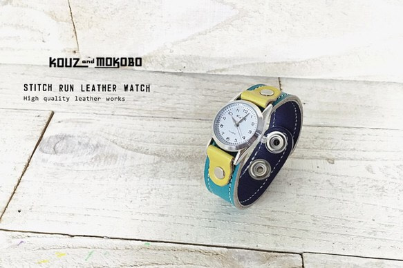 STITCH RUN LEATHER WATCH　手錶 // 接單製作 第1張的照片