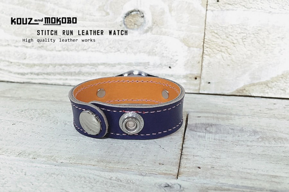 STITCH RUN LEATHER WATCH　手錶 // 接單製作 第2張的照片