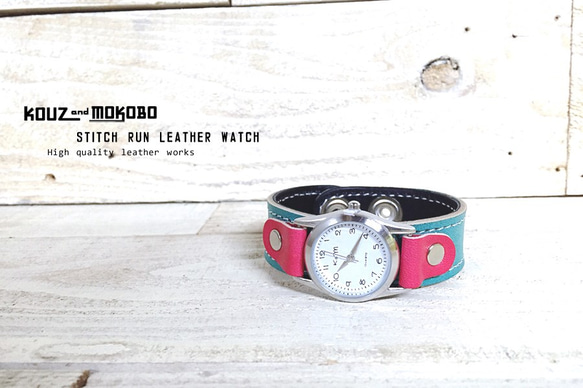 STITCH RUN LEATHER WATCH　手錶 // 接單製作 第1張的照片