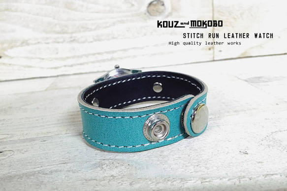 STITCH RUN LEATHER WATCH　手錶 // 接單製作 第2張的照片