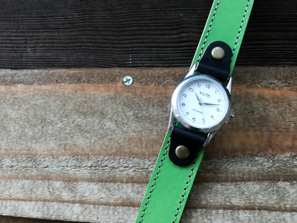 [免運費] 每天都想佩戴的手錶“Stitch Run Watch” 定做 (SRW-GRK-HA) Ⅱ 第2張的照片
